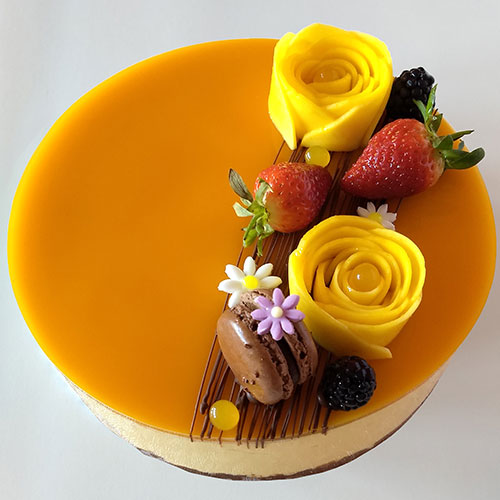 Mango Mousse Cake